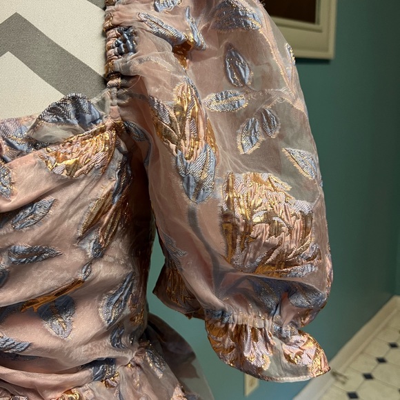 Buddy Love Romantic Puff Sleeve Lolita Style Mini Dress - Picture 7 of 11